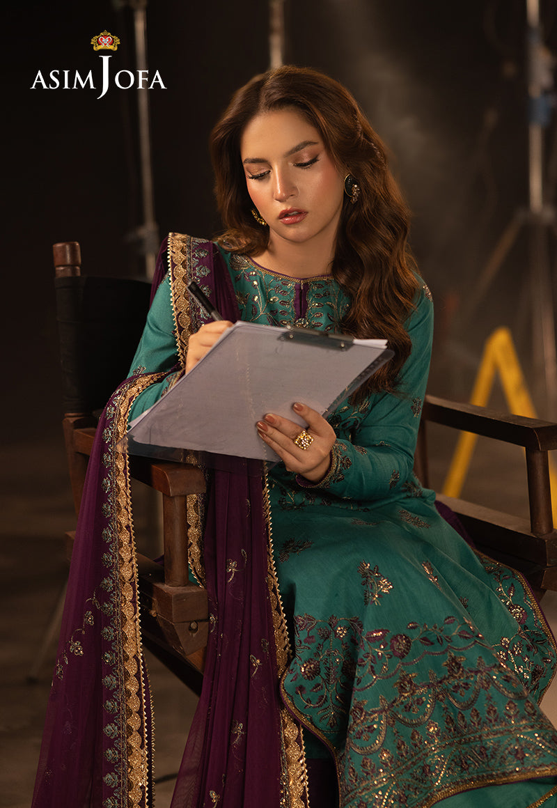 Festive Opulence By Asim Jofa Unstitched 3 Piece Formals Collection'2025-AJFO-08