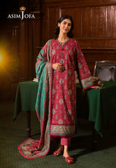 Asim Jofa Designers Limited Edition Pret Ajubj-38 Printed Lawn Stitched 3 Pcs