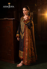 Asim Jofa Designers Limited Edition Pret Ajubj-12 Printed Embroidered Lawn Stitched 3 Pc