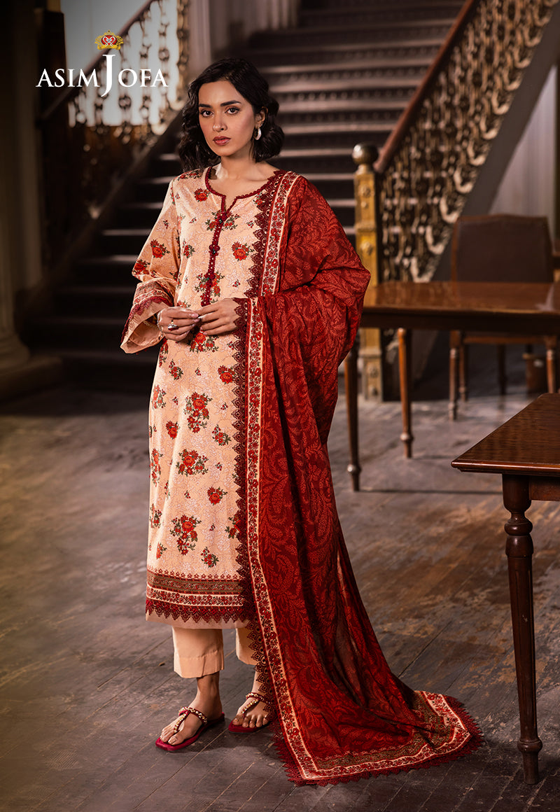 Asim Jofa Designers Limited Edition Pret Ajubj-54 Printed Lawn Stitched 3 Pc