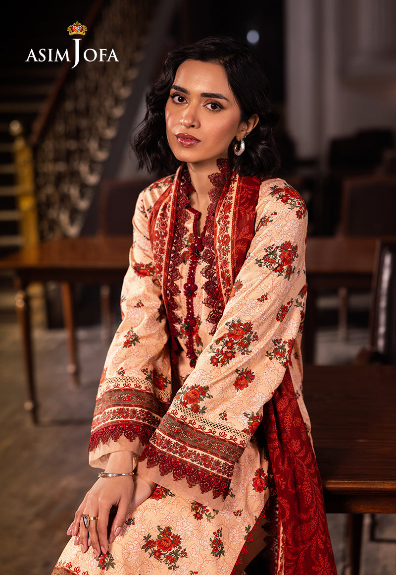 Asim Jofa Designers Limited Edition Pret Ajubj-54 Printed Lawn Stitched 3 Pc