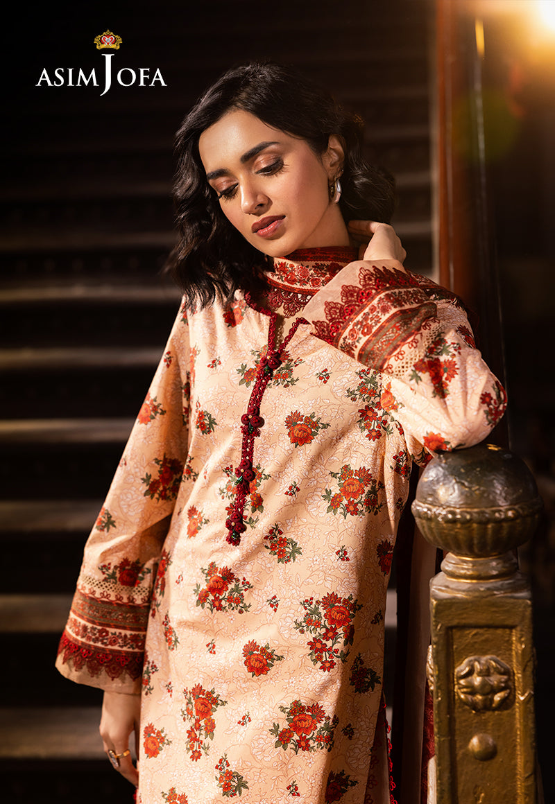 Asim Jofa Designers Limited Edition Pret Ajubj-54 Printed Lawn Stitched 3 Pc