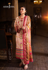 Asim Jofa Designers Limited Edition Pret Ajubj-02 Printed Embroidered Lawn Stitched 3 Pc