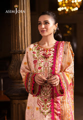 Asim Jofa Designers Limited Edition Pret Ajubj-02 Printed Embroidered Lawn Stitched 3 Pc