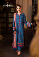 Asim Jofa Designers Limited Edition Pret Ajubj-40 Printed Lawn Stitched 3 Pcs
