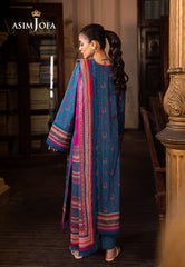 Asim Jofa Prints Unstitched Drop 1 Ajubj-40 Printed Lawn 3 Pcs