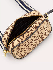 Fineur - Cheetah Canvas Crossbody Bags