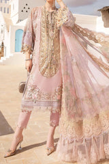 Voyage A Luxe by Maria B Unstitched 3 Piece Luxury Lawn Suit-D-2406-A