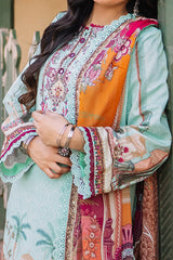 Asim Jofa Prints Unstitched 3 Piece Digital Lawn Vol-03 Suit-AJBB-07