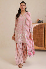 Zellbury Unstitched 3 Piece Lawn Vol-04 Suit-WUS26E30431