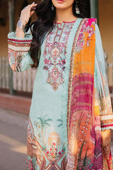 Asim Jofa Prints Unstitched 3 Piece Digital Lawn Vol-03 Suit-AJBB-07