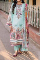 Asim Jofa Prints Unstitched 3 Piece Digital Lawn Vol-03 Suit-AJBB-07