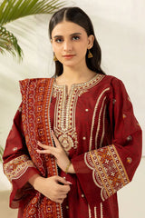 Zellbury Unstitched 3 Piece Lawn Vol-04 Suit-WUS26E30501