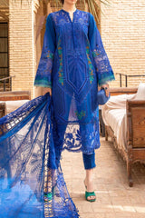 Voyage A Luxe by Maria B Unstitched 3 Piece Luxury Lawn Suit-D-2404-B