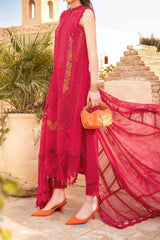 Voyage A Luxe by Maria B Unstitched 3 Piece Luxury Lawn Suit-D-2404-A