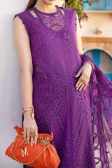 Voyage A Luxe by Maria B Unstitched 3 Piece Luxury Lawn Suit-D-2402-B