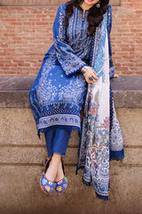Asim Jofa Prints Unstitched 3 Piece Digital Lawn Vol-03 Suit-AJBB-02
