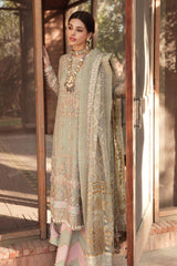 Ayzel Sangat by Afrozeh Unstitched 3 Piece Luxury Chiffon Suit-009-Bahar Bano