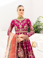 Gulaal Unstitched 3 Piece Wedding Vol-01 Suit-Satrangi 01 - 3 Piece