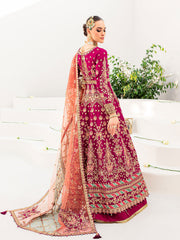 Gulaal Unstitched 3 Piece Wedding Vol-01 Suit-Satrangi 01 - 3 Piece