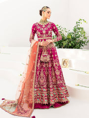Gulaal Unstitched 3 Piece Wedding Vol-01 Suit-Satrangi 01 - 3 Piece