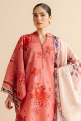 CoCo Prints By Zara Shah Jahan Unstitched 3 Piece Lawn Drop Two Suit-01-A-Leya