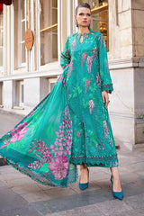 M Prints By Maria B Unstitched 3 Piece Cambric Fall Edit Suit-MPT-2301-A