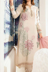 M Prints By Maria B Unstitched 3 Piece Luxury Emb Lawn Eid 2 Edit Collection'2024-MPT-2201-A
