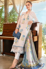 M.Prints By Maria B Unstitched 3 Piece Spring Summer Collection'2025-01-A