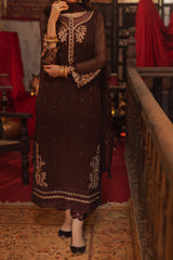 Azure Unstitched 3 Piece Luxe Festive Formals Eid Suit-01-Amber Aura
