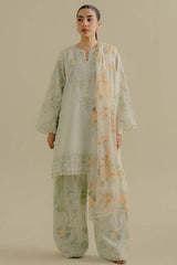 COCO By Zara Shah Jahan Unstitched 3 Piece Lawn Drop 2 Suit-01-B-Elva