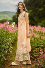 The Secret Garden Hemline By Mushq Unstitched 3 Piece Summer Suit-01-B-Moonlit Petals