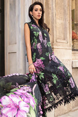 M Prints By Maria B Unstitched 3 Piece Cambric Fall Edit Suit-MPT-2301-B