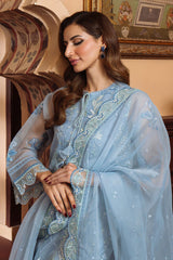 Festive Edit By Sahar Unstitched 3 Piece Emb Luxury Formals Collection'2025-01-Glacier Veil
