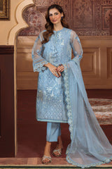 Festive Edit By Sahar Unstitched 3 Piece Emb Luxury Formals Collection'2025-01-Glacier Veil