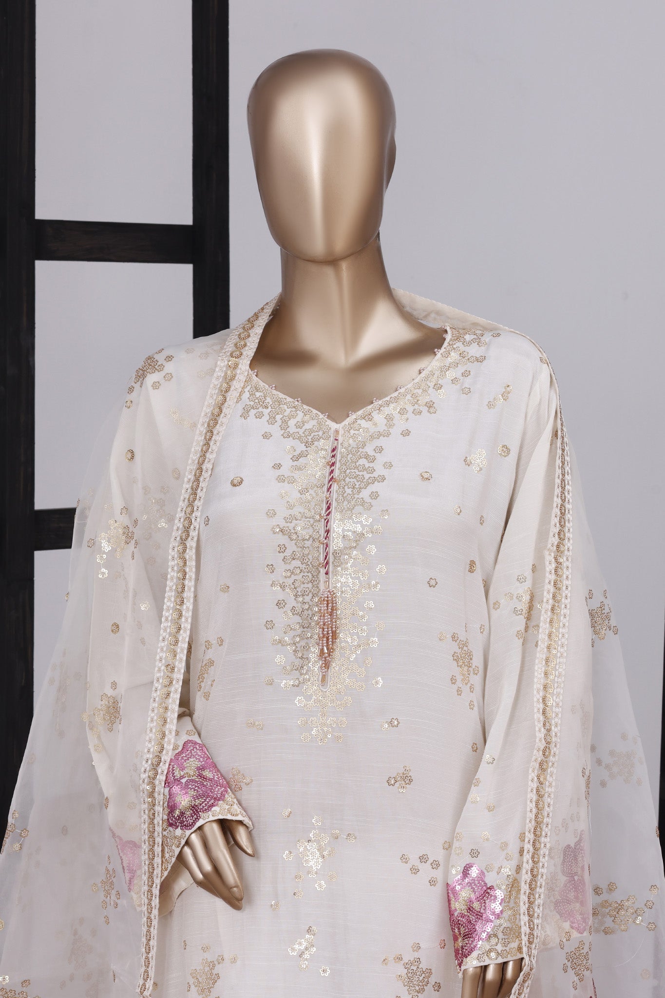 Khombi Stitched 3 Piece Luxury Formals Collection'2025-AF-03-C