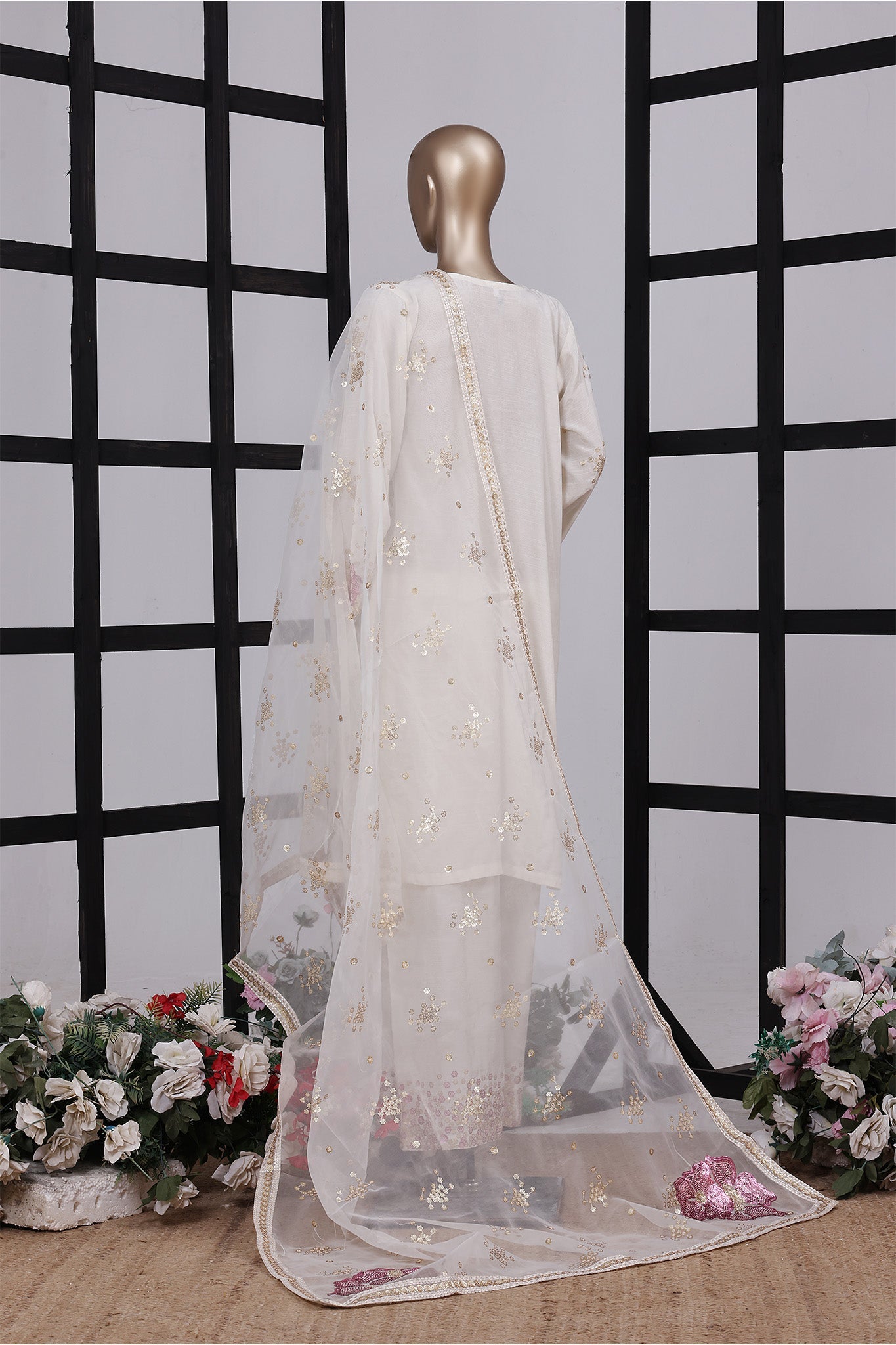 Khombi Stitched 3 Piece Luxury Formals Collection'2025-AF-03-C