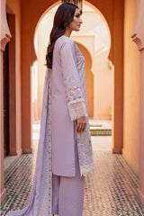 Ayla By Soghat Unsitched 3 Piece Chikankari Lawn Suit-01-Lavender