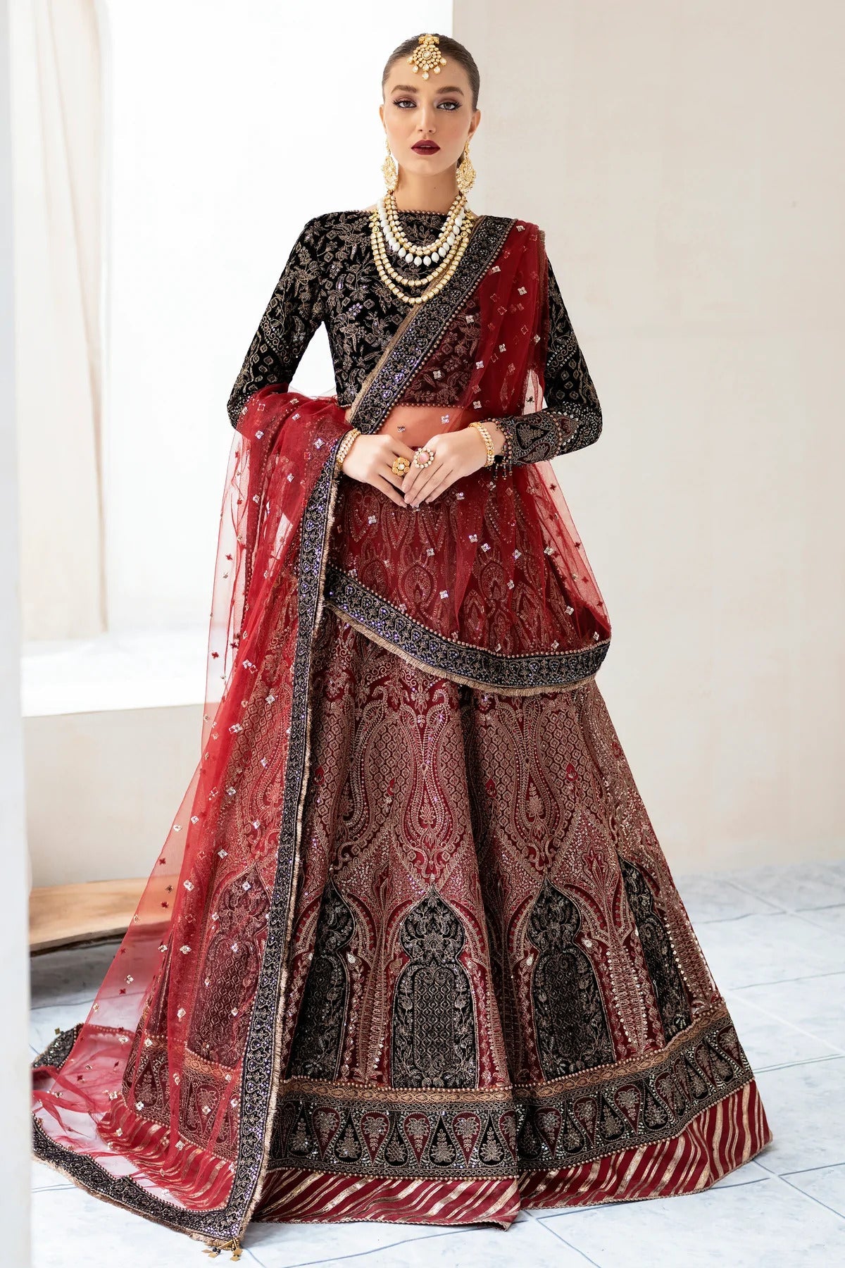 Festive Splendour by Jazmin Unstitched 3 Piece Wedding Formal Collection'2022-01-Ruzena
