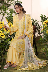 Irha By Guzel Stitched 3 Piece Luxury Cotton Suit-01-Shanisa