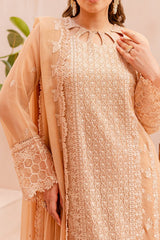 Ensembles By Azure Unstitched 3 Piece Festive Formals Eid Edit Suit-01-Sunlit