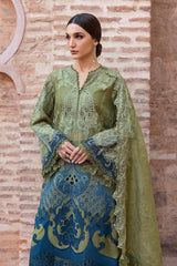Voyage A'Luxe By Maria B Unstitched 3 Piece Lawn Collection'2025-ML-2501-A