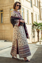 Broadway By Mushq Unstitched 3 Piece Winter Suit-MWI-01-Dreamy Escape