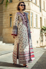 Broadway By Mushq Unstitched 3 Piece Winter Suit-MWI-01-Dreamy Escape