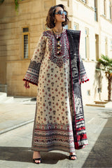 Broadway By Mushq Unstitched 3 Piece Winter Suit-MWI-01-Dreamy Escape