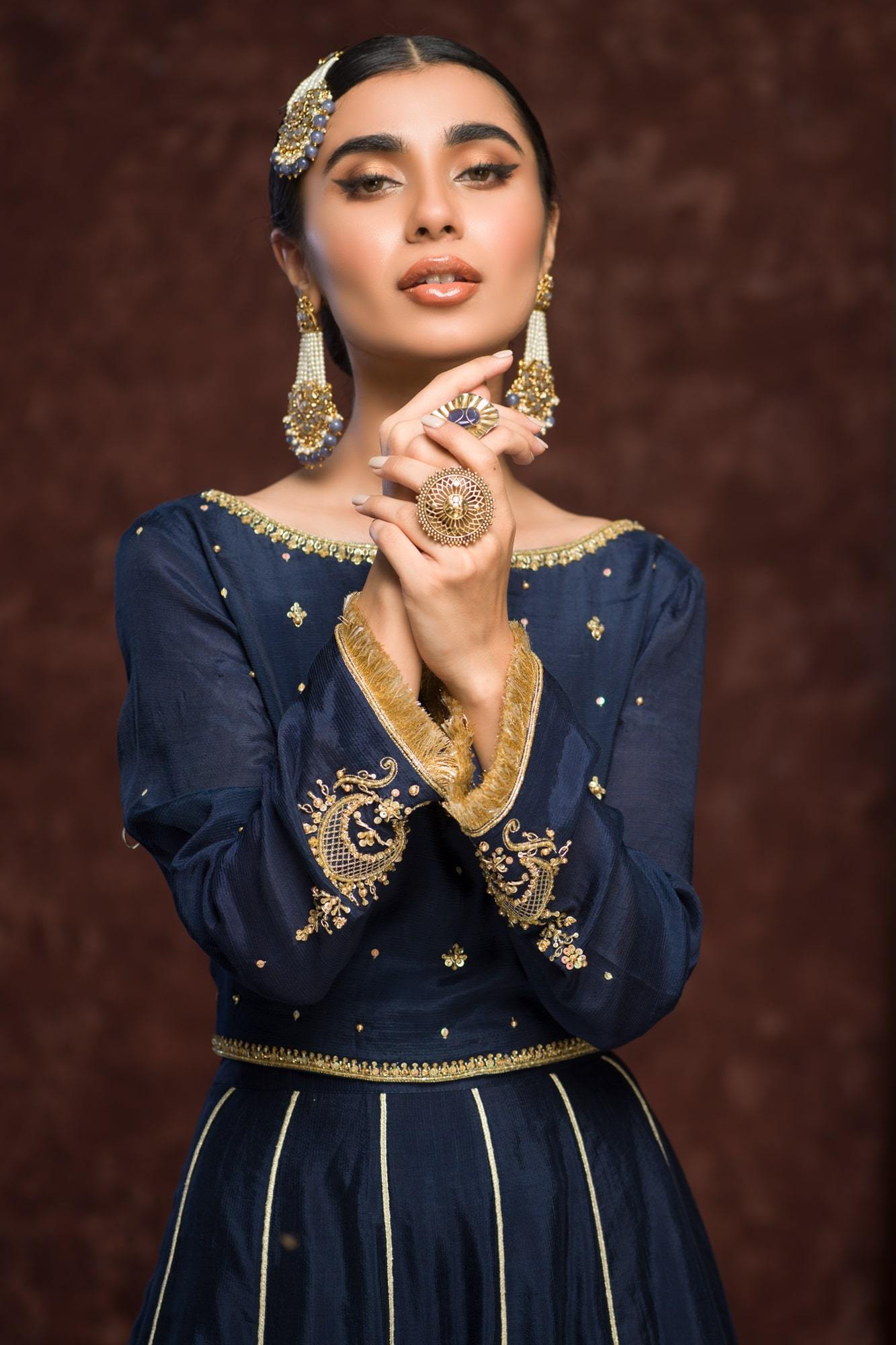 Gehna By Zaaviay Stitched Champakali (Three Piece)