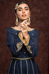 Gehna By Zaaviay Stitched Champakali (Three Piece)