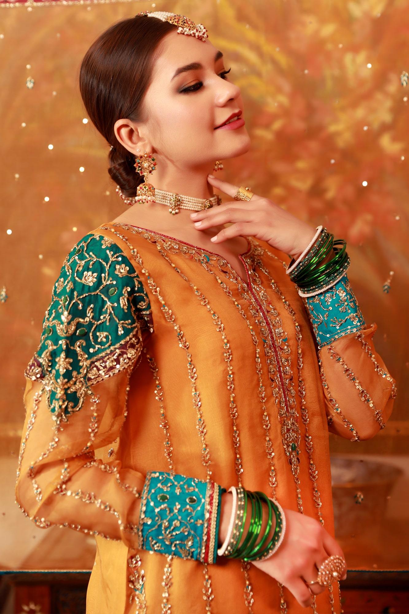 Neher By Zaaviay Stitched Peela Jora (Ready To Wear - Three Piece)