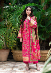 Asim Jofa Prints Unstitched Drop 2 Ajuub-24 Printed Lawn 3 Pc