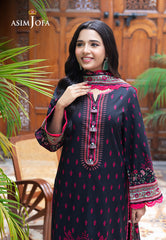 Asim Jofa Prints Unstitched Drop 2 Ajuub-21 Printed Lawn 3 Pc